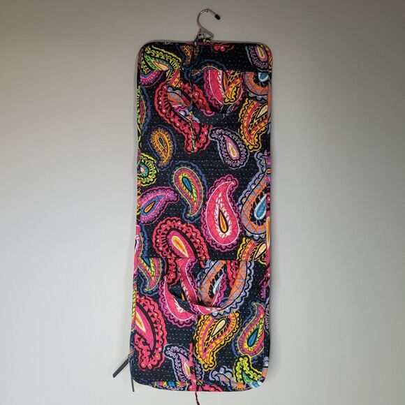 Vera Bradley Weekender Hanging Travel Organizer Twilight Paisley Makeup Bag - Picture 3 of 8